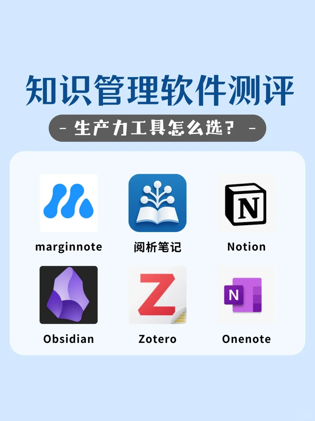 6款知识管理app测评，生产力工具怎么选？