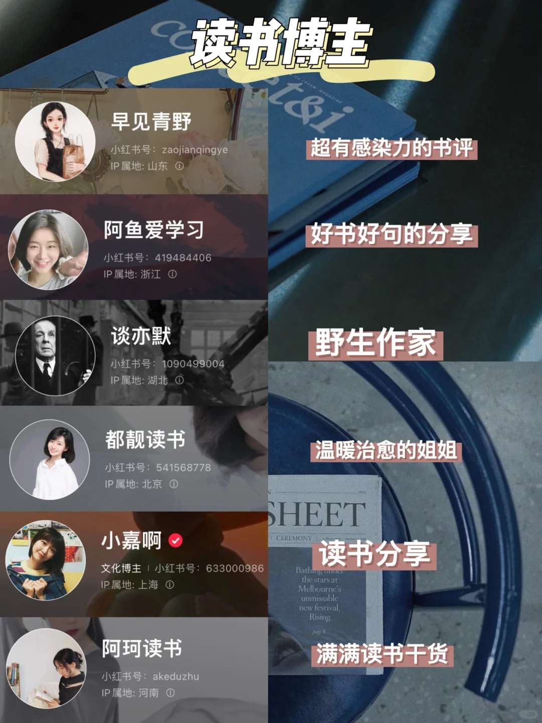 小红书才是真正的学习神器‼️24位宝藏博主