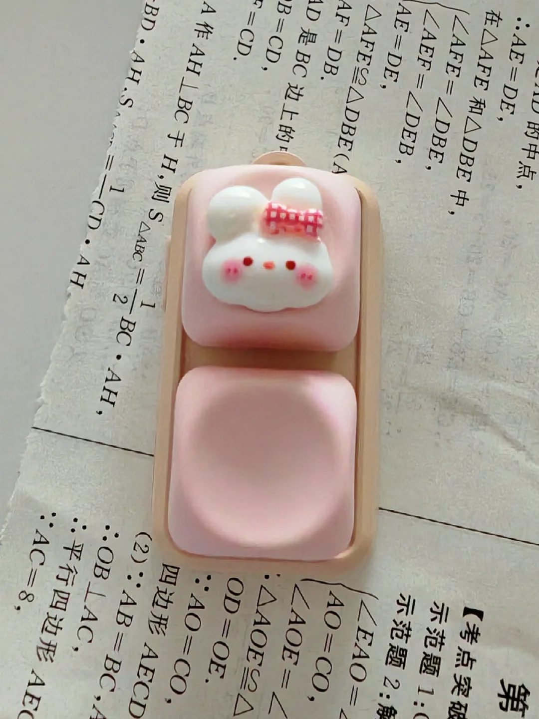 买到可爱的蓝牙翻页器了～