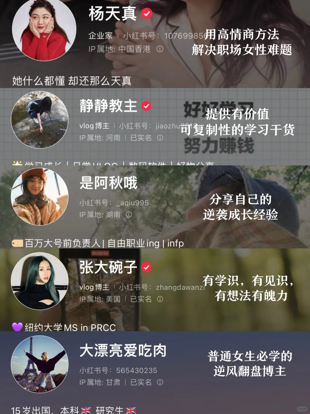 小红书才是经管生神器🔥30位宝藏博主推荐