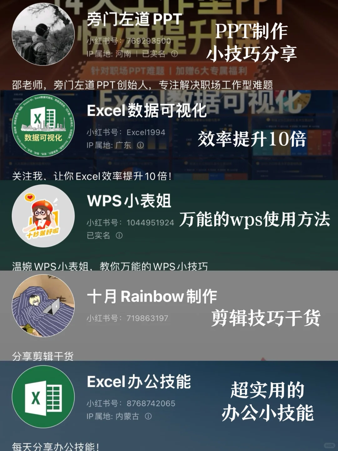 小红书才是经管生神器🔥30位宝藏博主推荐