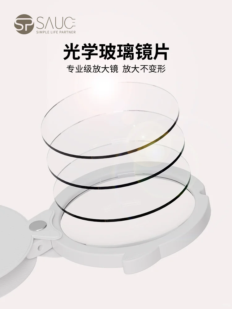 📚读书看报神器！带绳便携放大镜