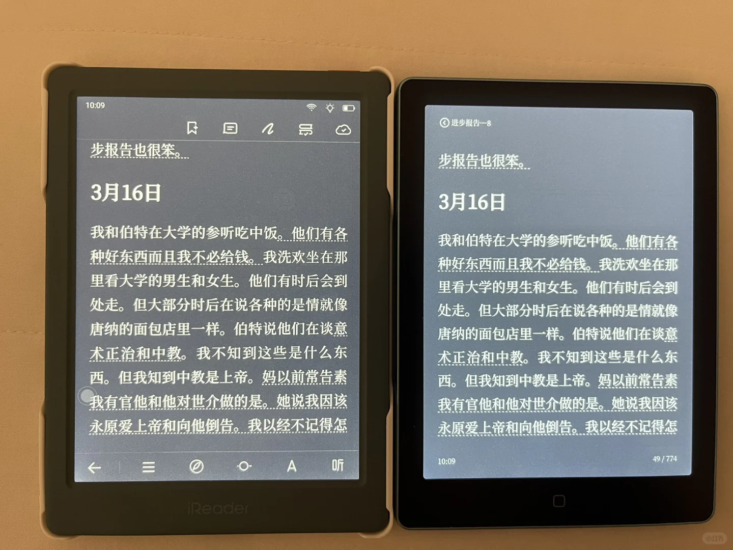 掌阅neo3和汉王clear 6 turbo的试用体验：