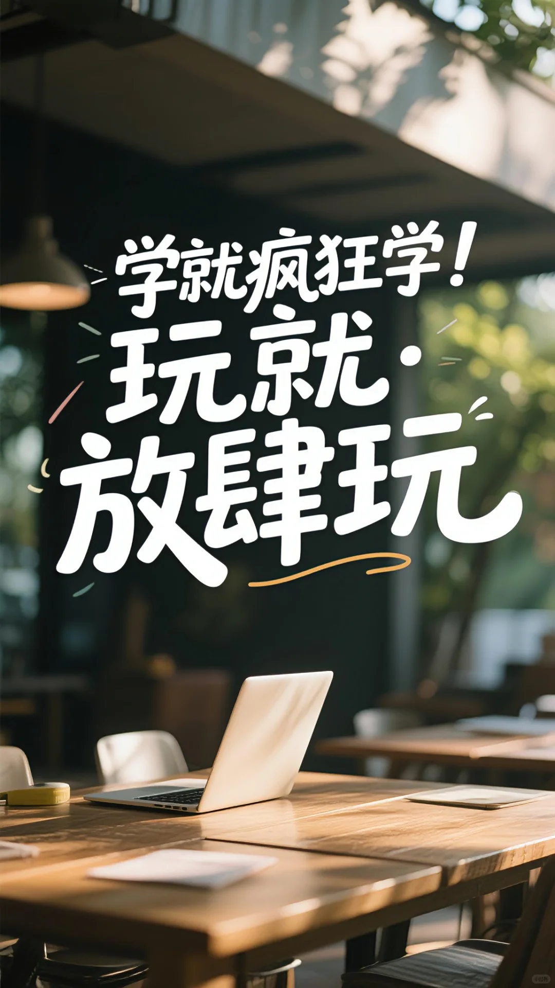 ✨学就疯狂学！玩就放肆玩