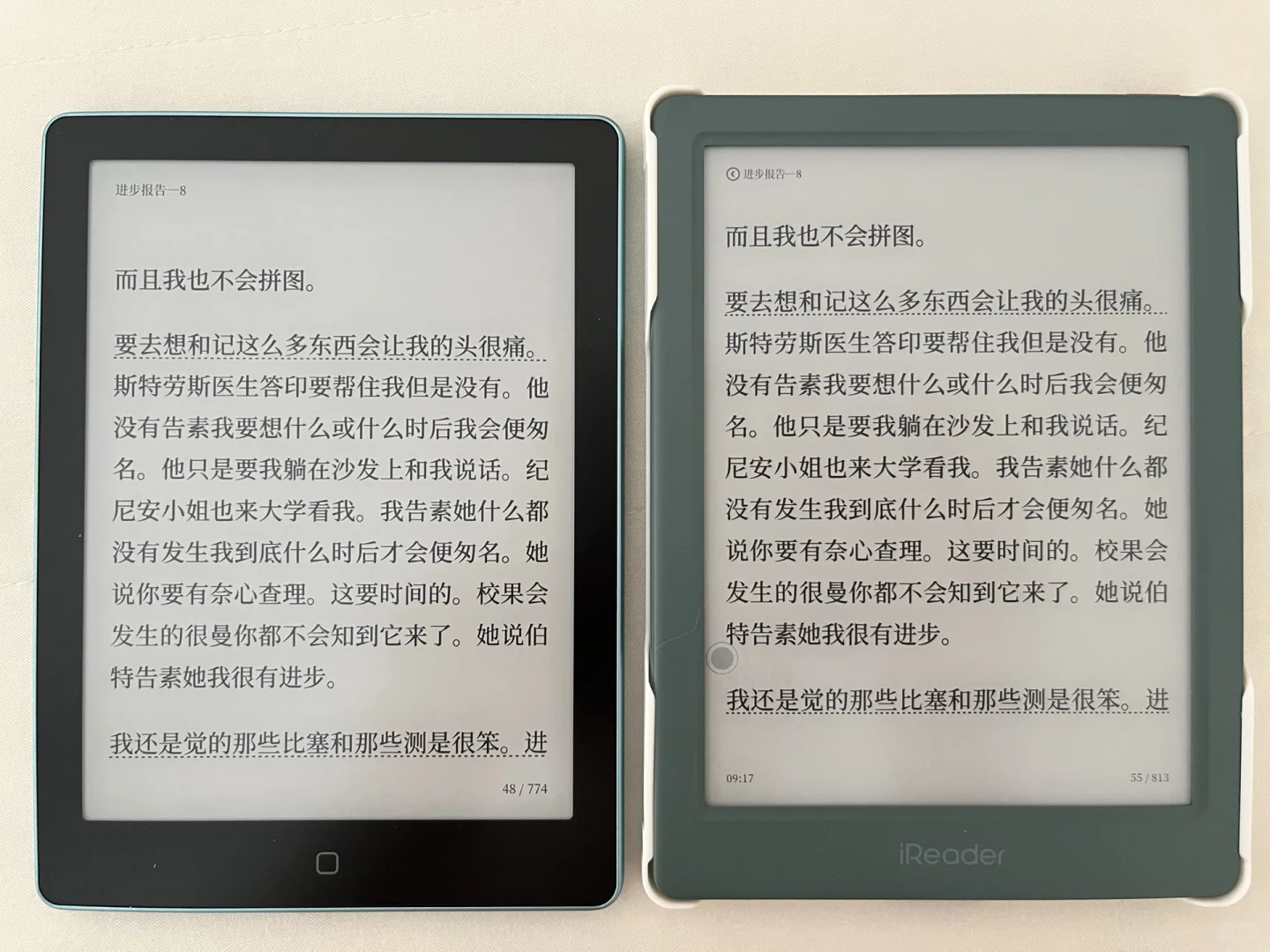 掌阅neo3和汉王clear 6 turbo的试用体验：