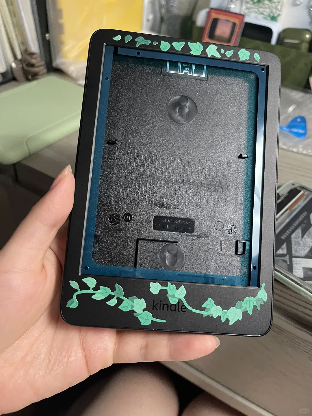 自己换成抹茶绿