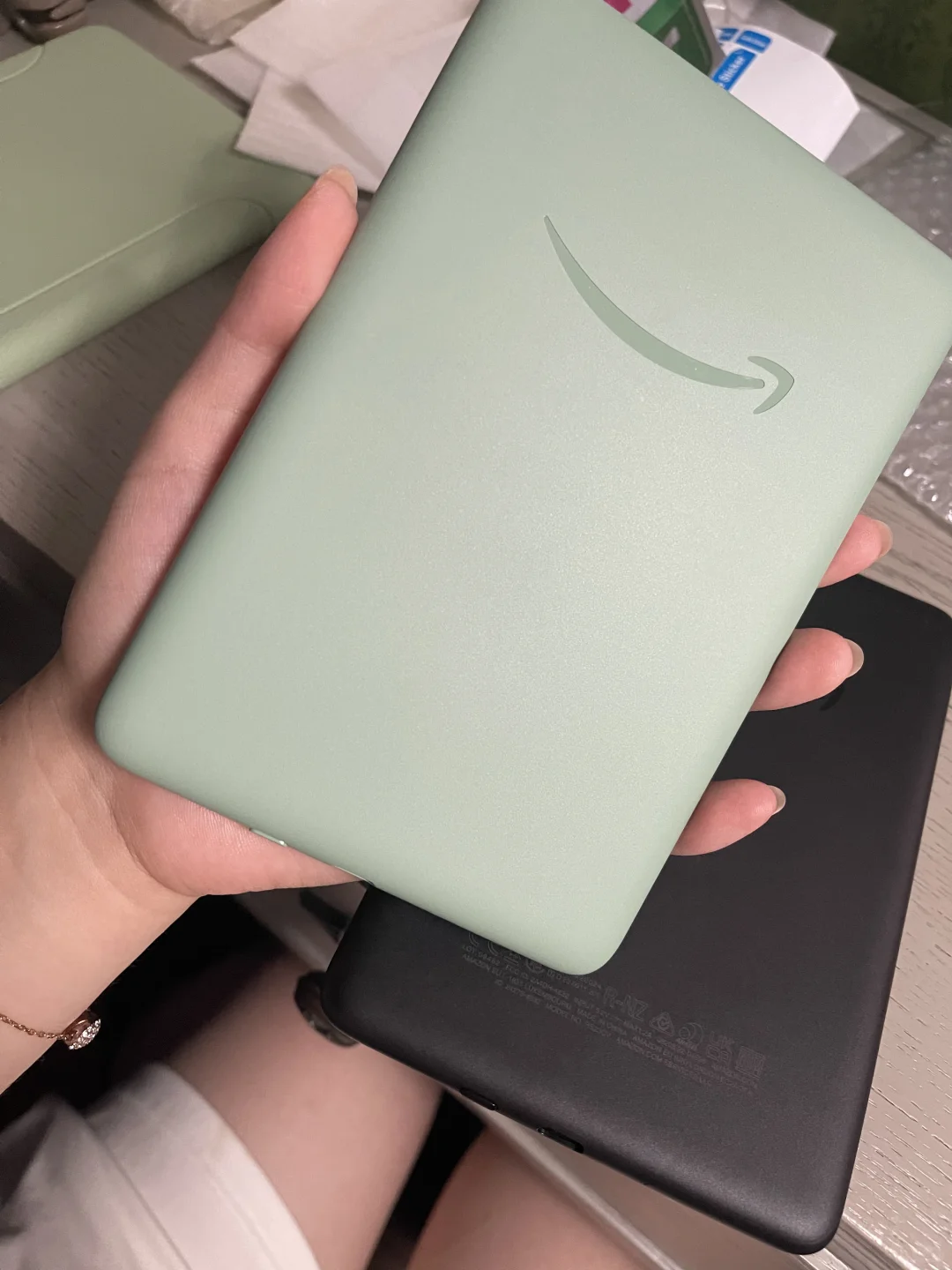 自己换成抹茶绿