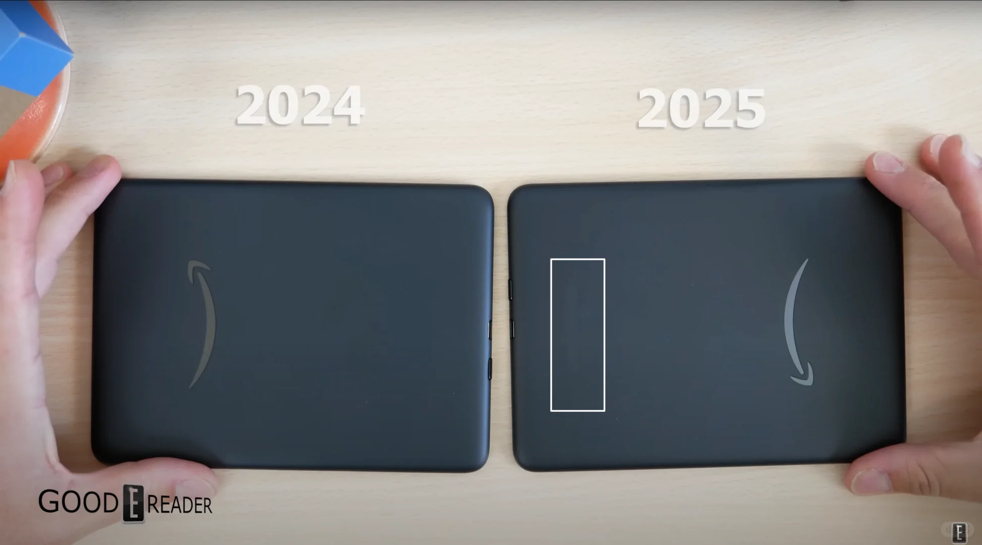 Kindle Colorsoft 32G 2024版和2025版对比