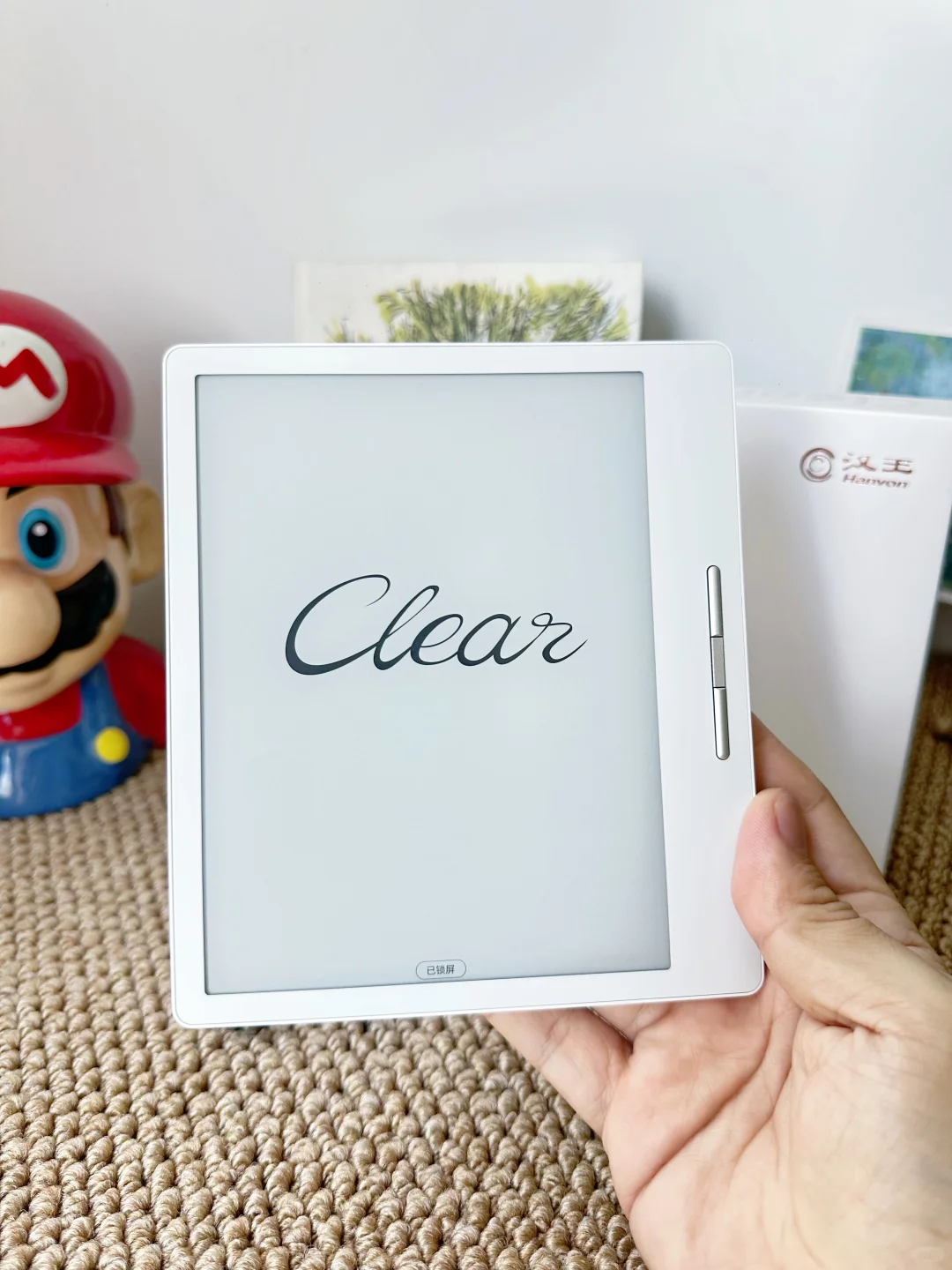 汉王Clear7 Turbo+皓月白到啦📖被颜值拿捏！