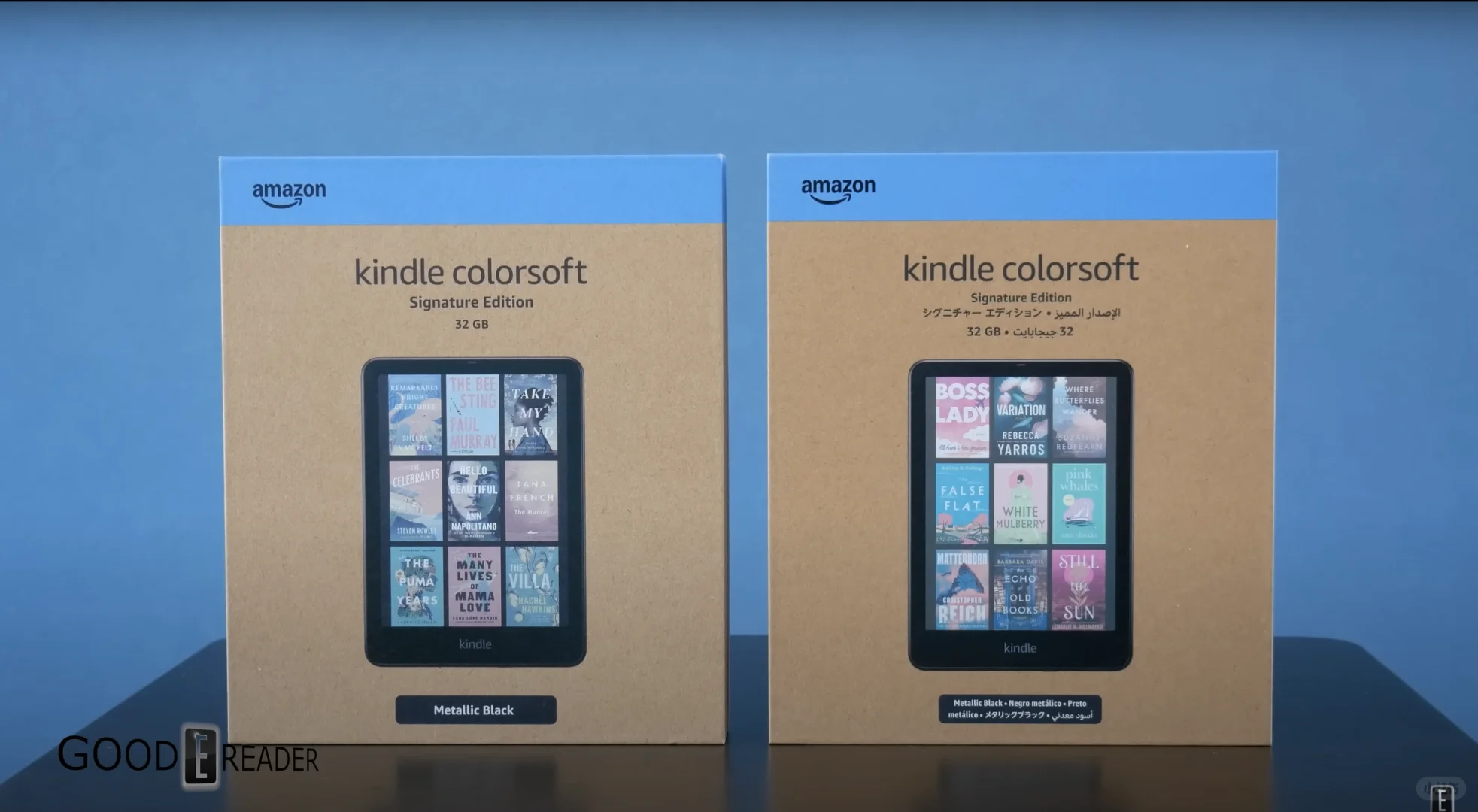 Kindle Colorsoft 32G 2024版和2025版对比