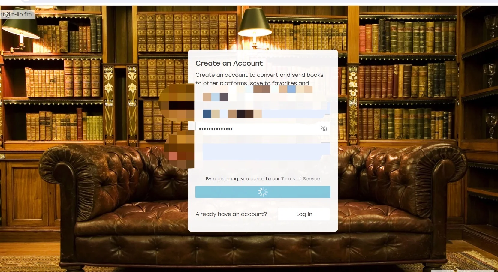 姐妹们help！！zlib怎么注册？