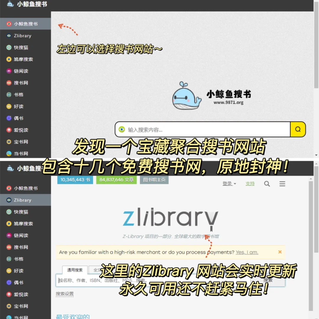 自带zlibrary 永久网址！！这个搜书网站真香