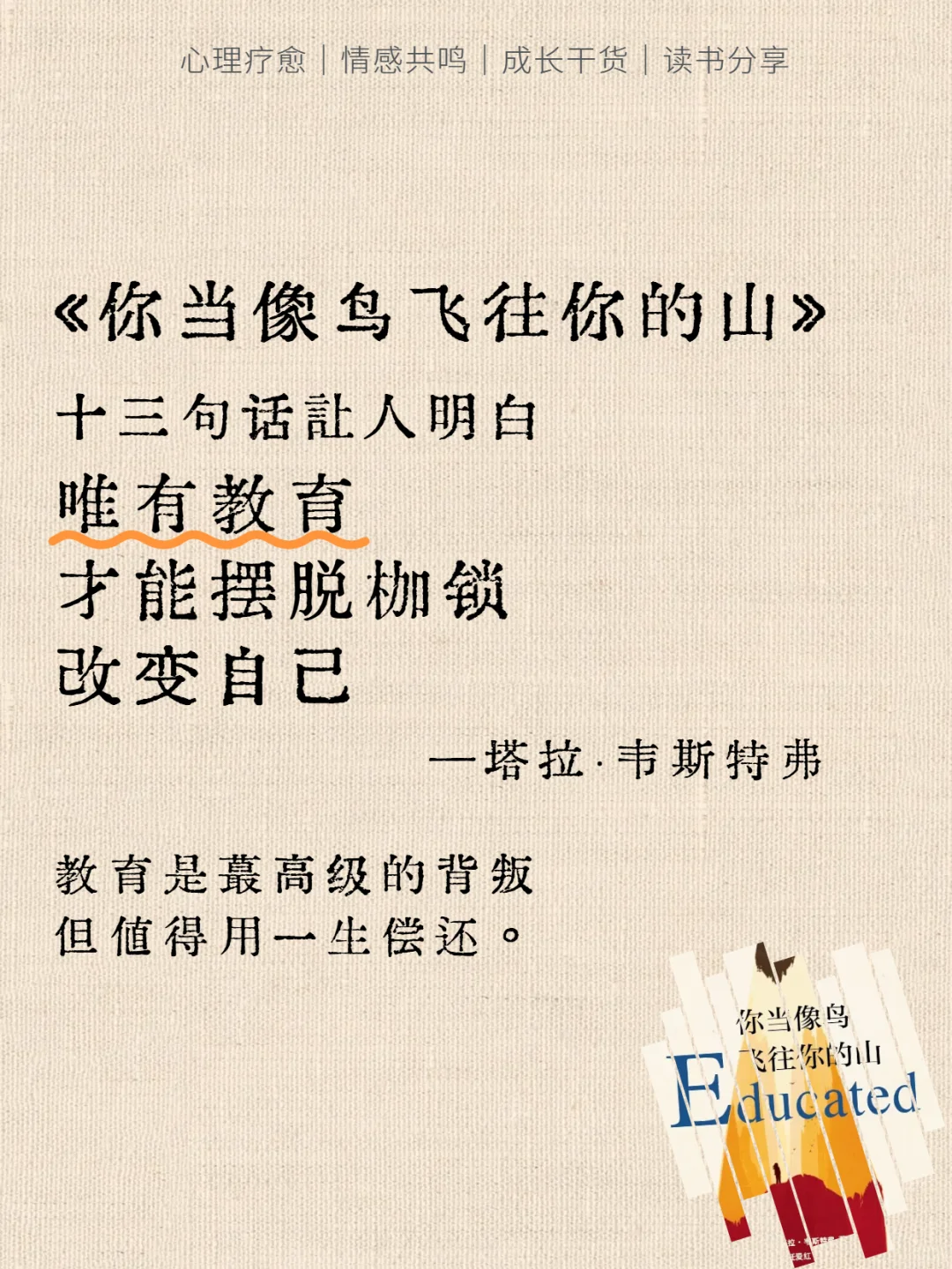 人间清醒|那些藏在句子里的光🌞