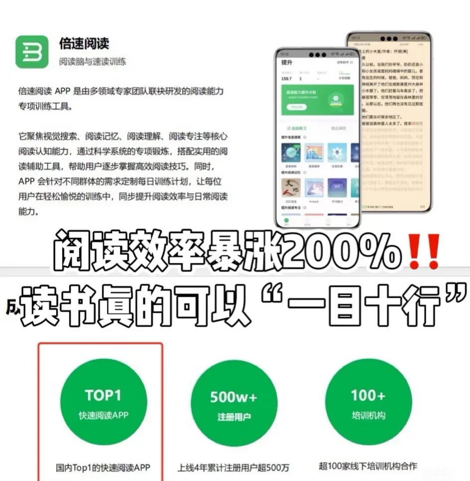 超级好用的学习APP速度训练黑科技