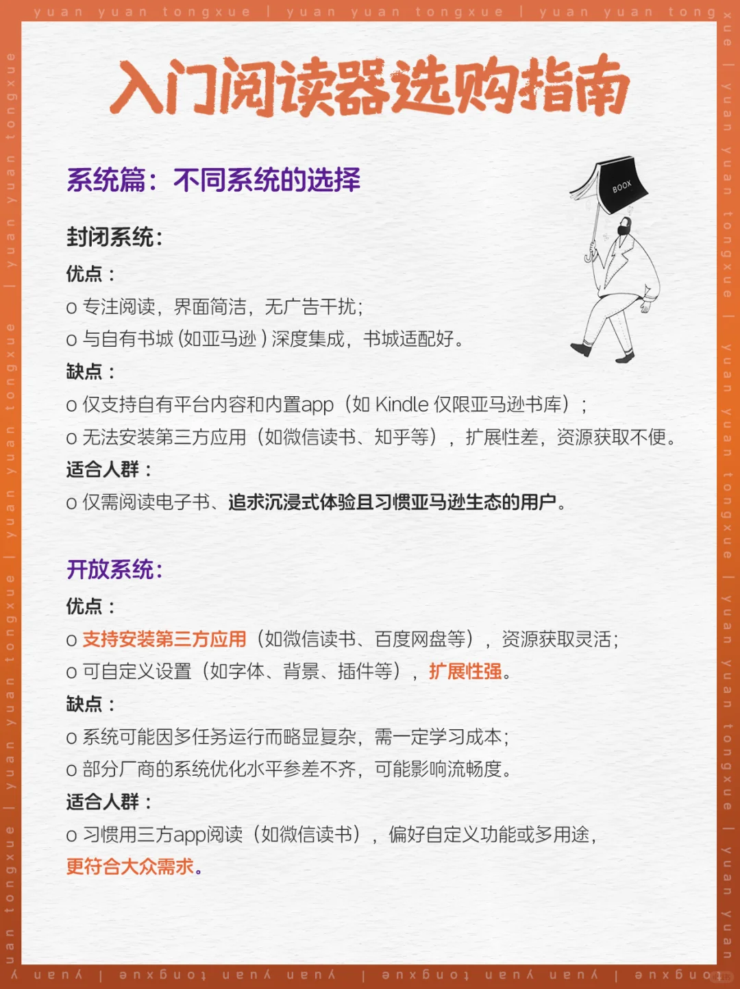 熬夜整理！保姆级入门阅读器选购指南分享！