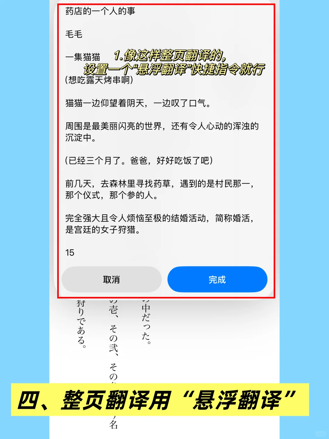 苹果看书自动翻译很香！你一定要知道