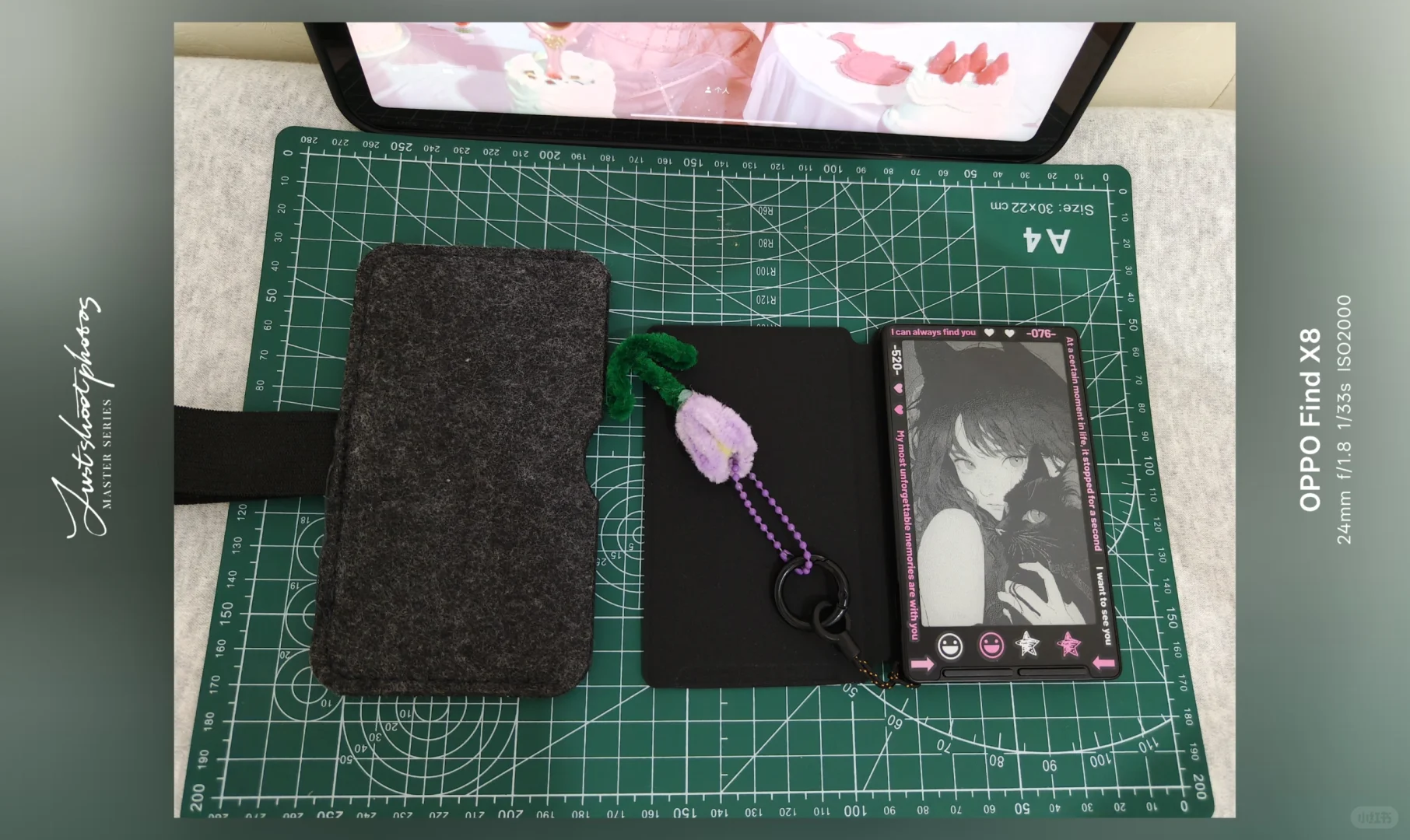 配件终于到齐了，打扮的美美的。