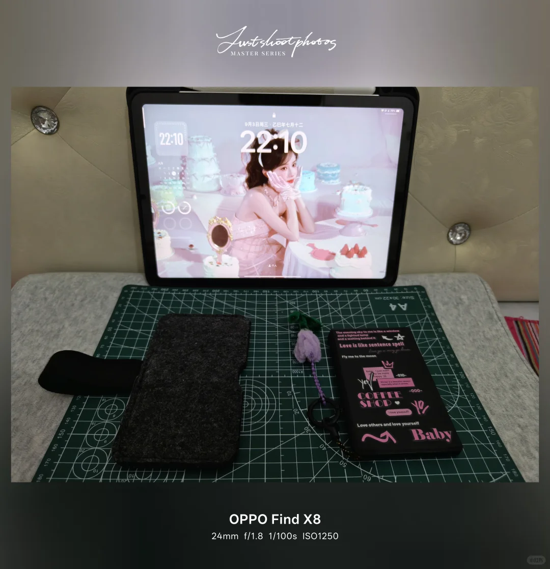 配件终于到齐了，打扮的美美的。