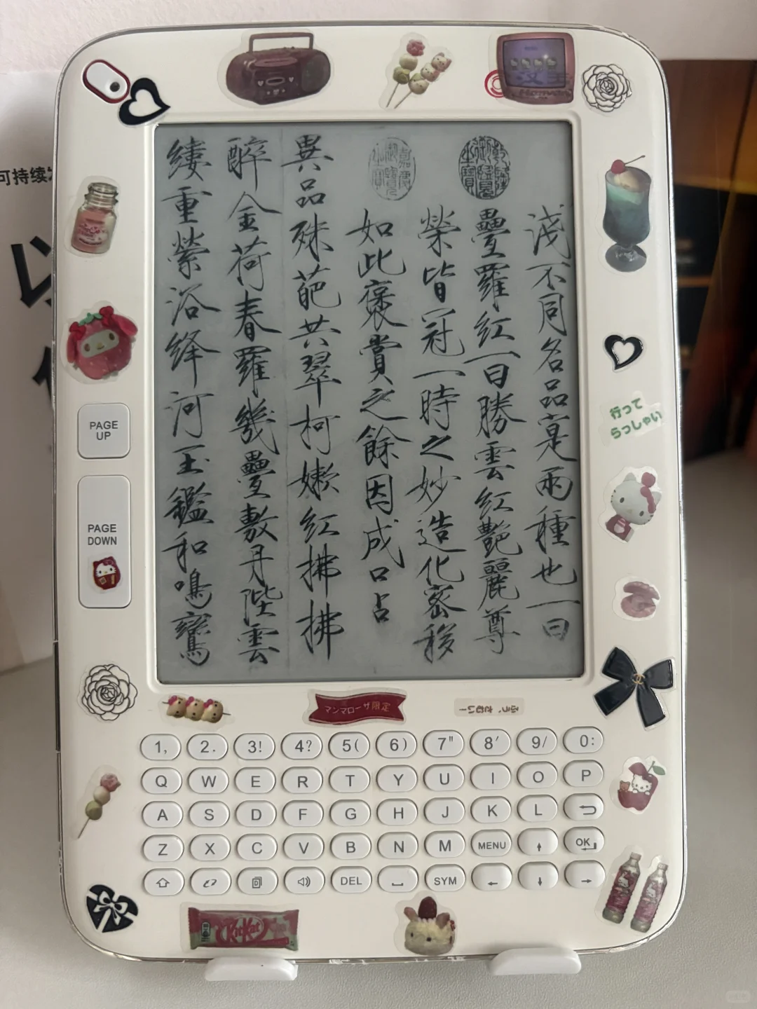体验了把墨水屏阅读器的快落🐳