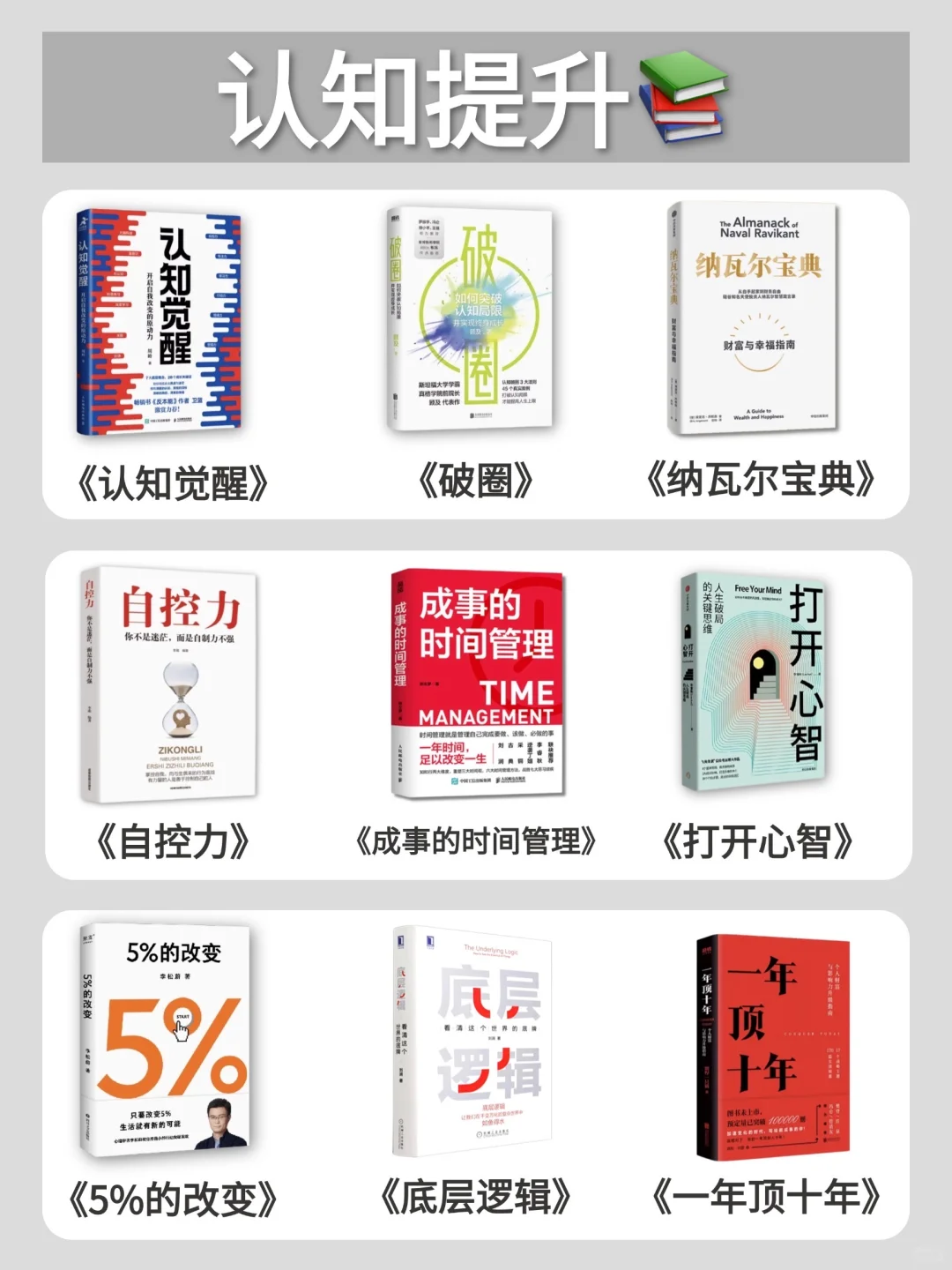 2025下半年逆袭书单，读完脑子真的会变快