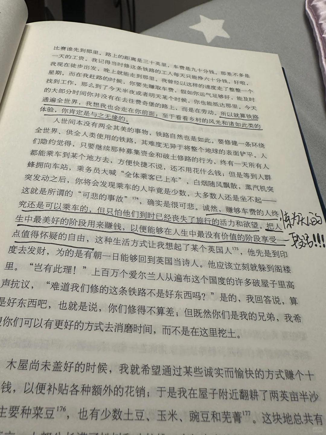 《瓦尔登湖》中让我恍然大悟的两句话