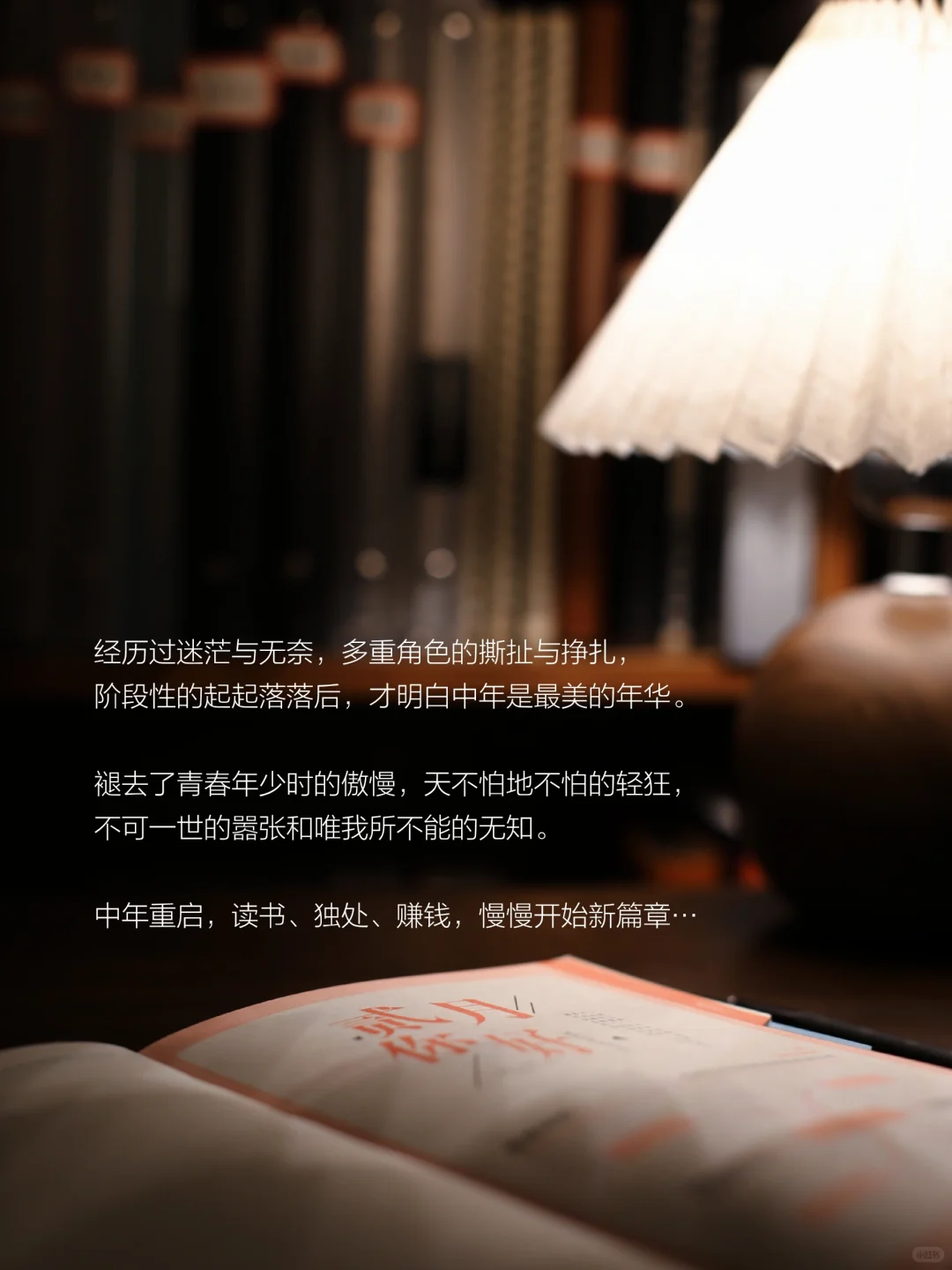 人到中年，读书、独处、赚钱