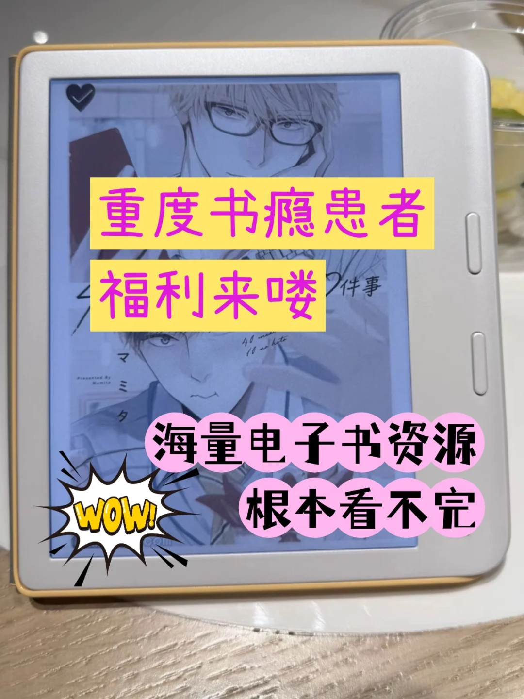 买了电子书资源库，kindle每天不离手