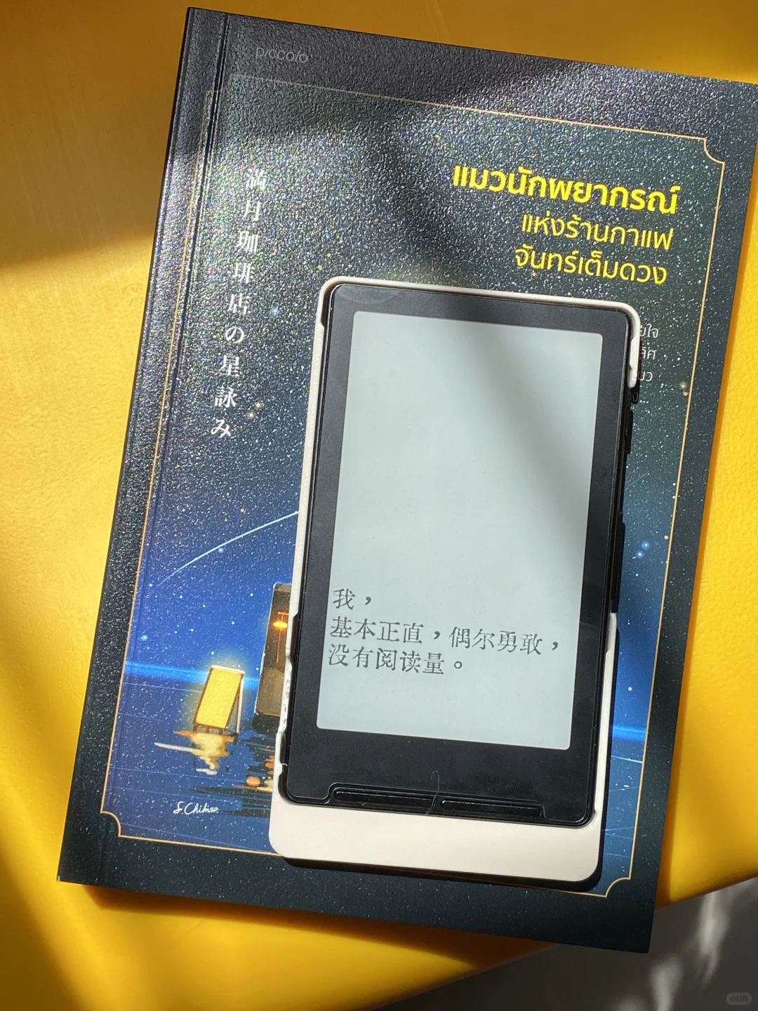 收到了手机那么大的电纸书