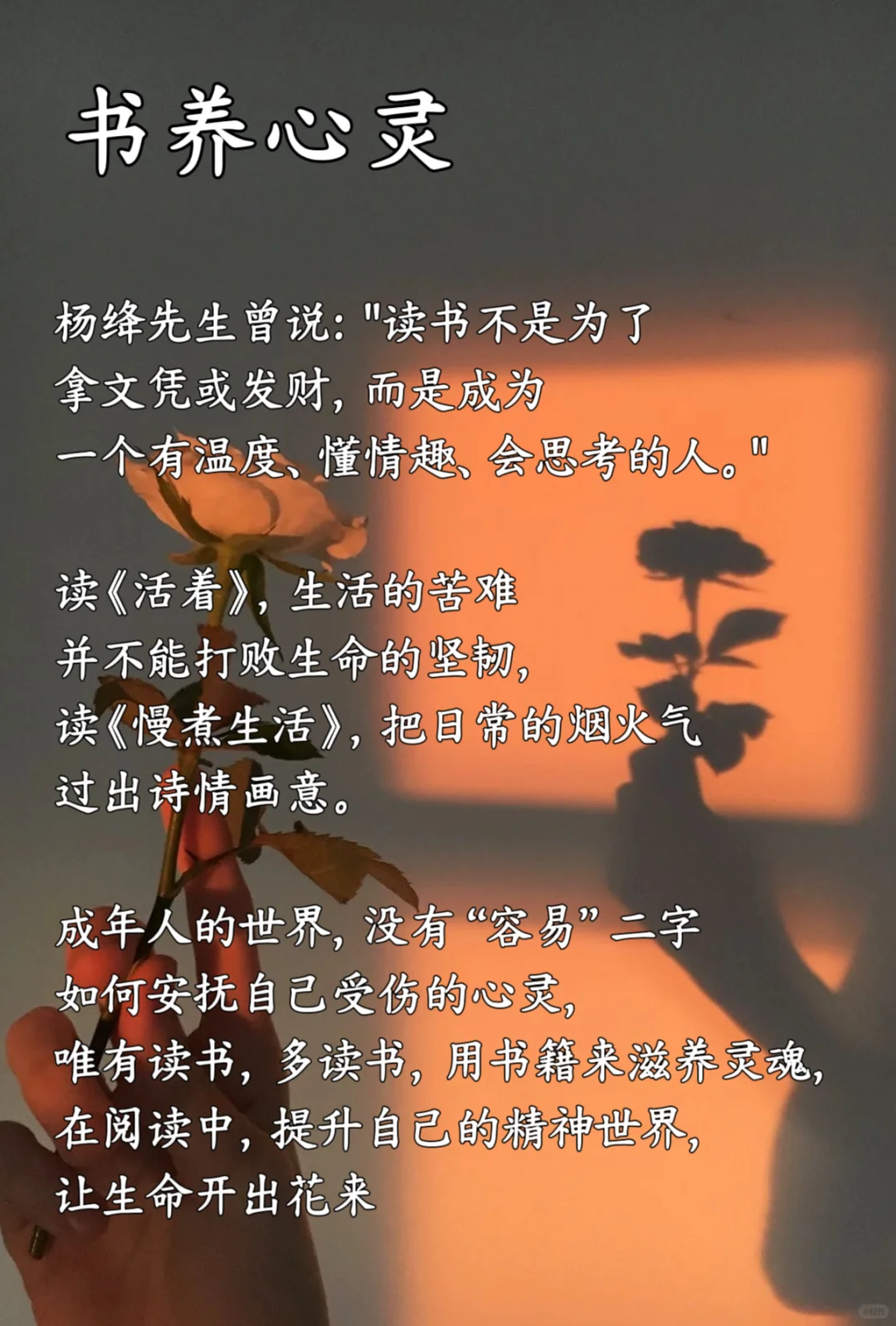 书，最养人