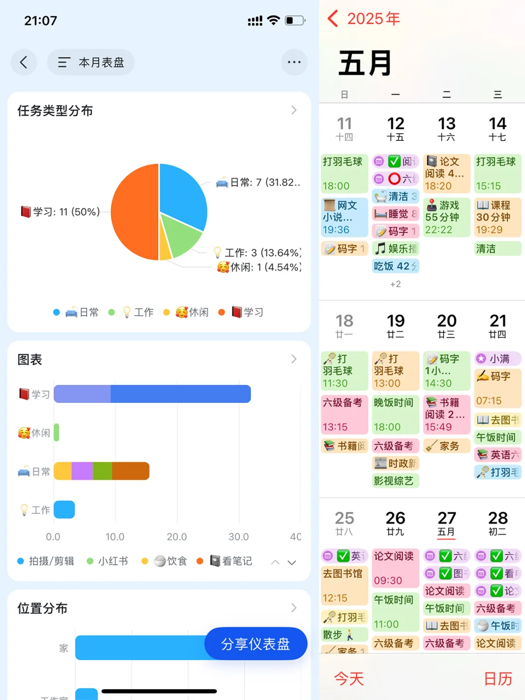 苹果原生时间记录也太香了！日历邪修新用法！