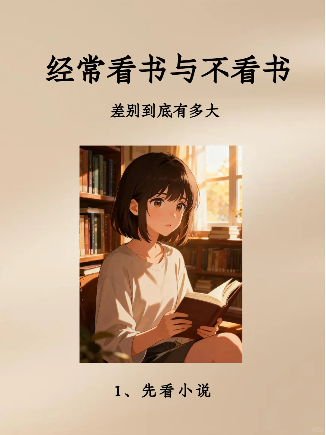 📚经常看书与不看书，差距到底有多大？