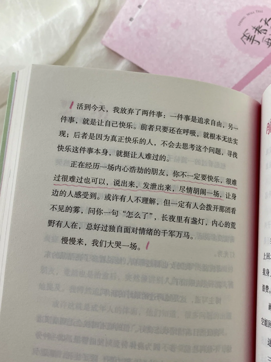 终于等到张皓辰新书，真的太太治愈了