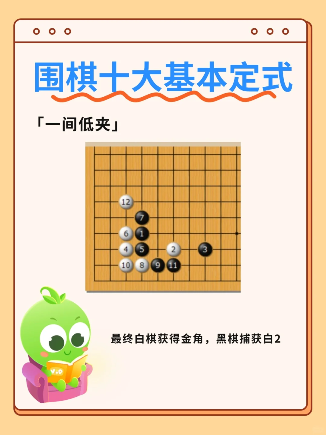 围棋十大定式👇 新手必看 收藏学起来！