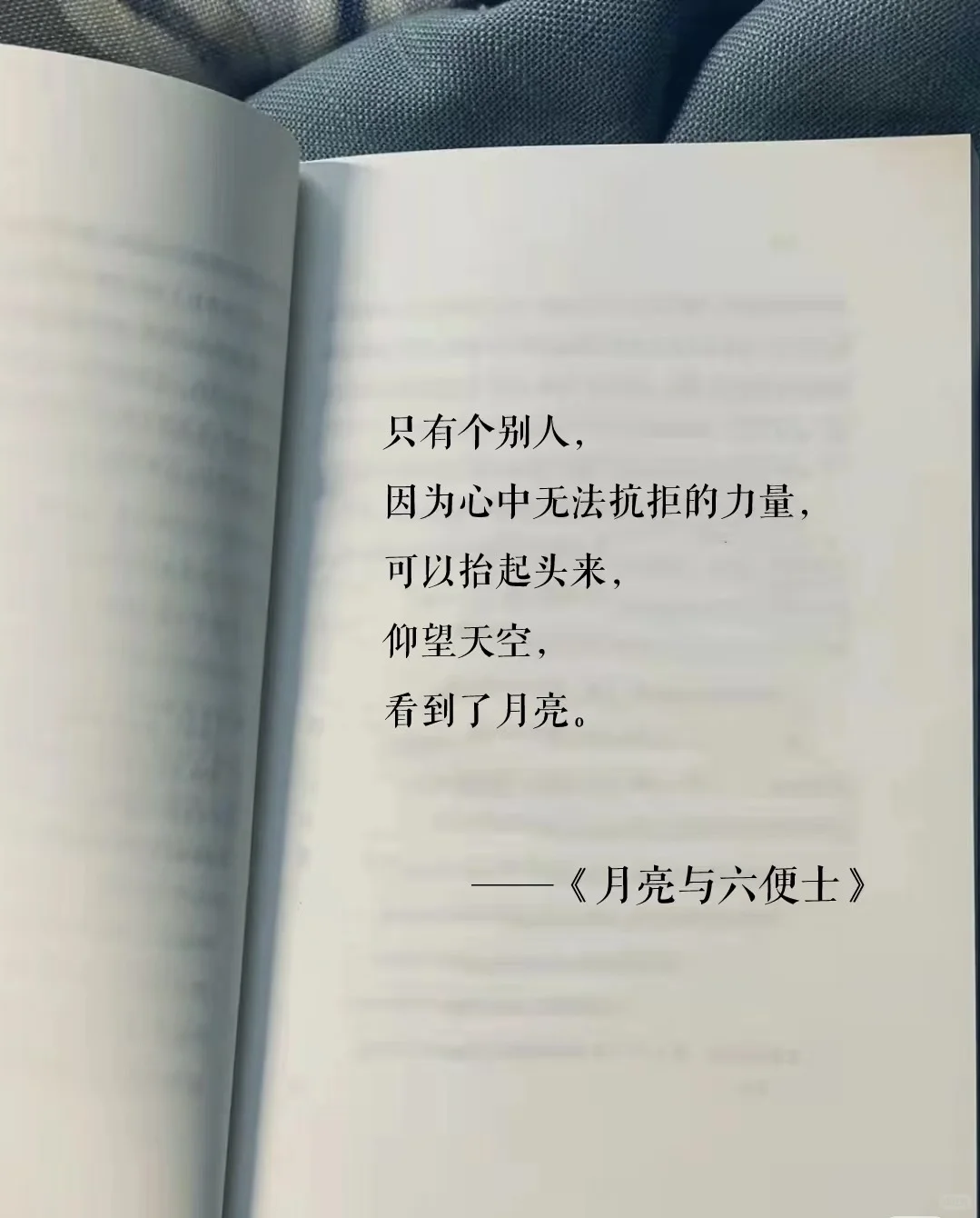 《月亮与六便士》“等我攒够了六便士…”