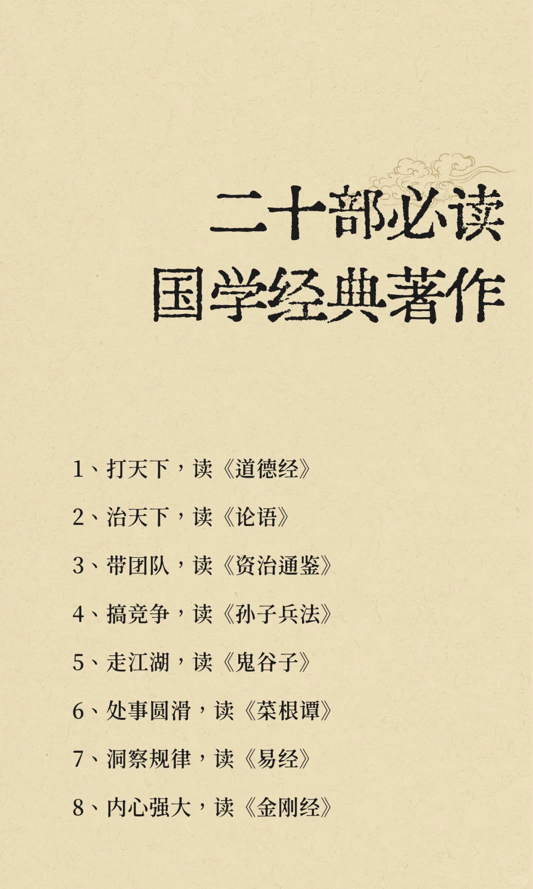 二十部必读国学经典著作