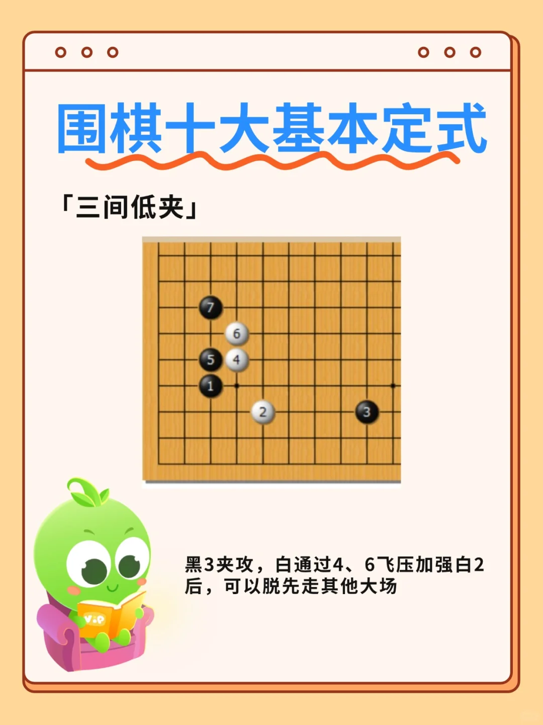 围棋十大定式👇 新手必看 收藏学起来！