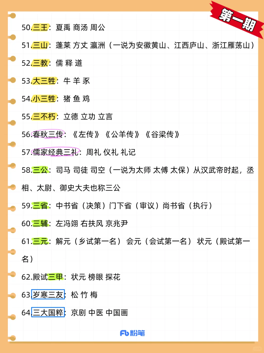 教资文化素养常考的200个常识🔥18分拿捏