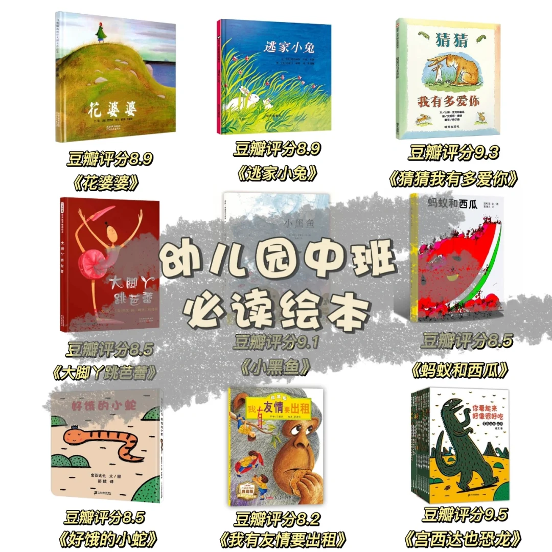 绘本推荐｜幼儿园小班到大班必读绘本❗️❗