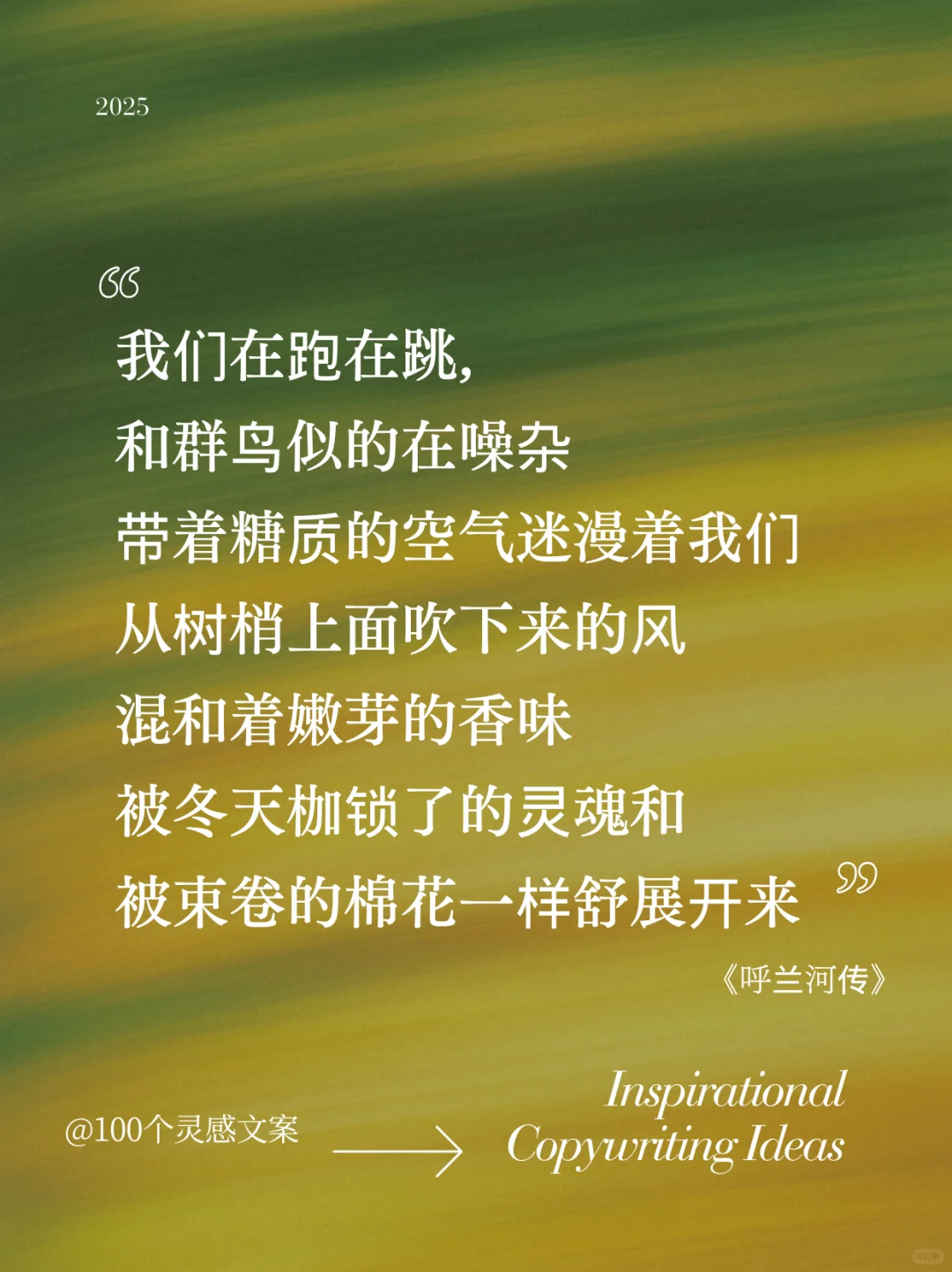 《呼兰河传》中的顶级文笔