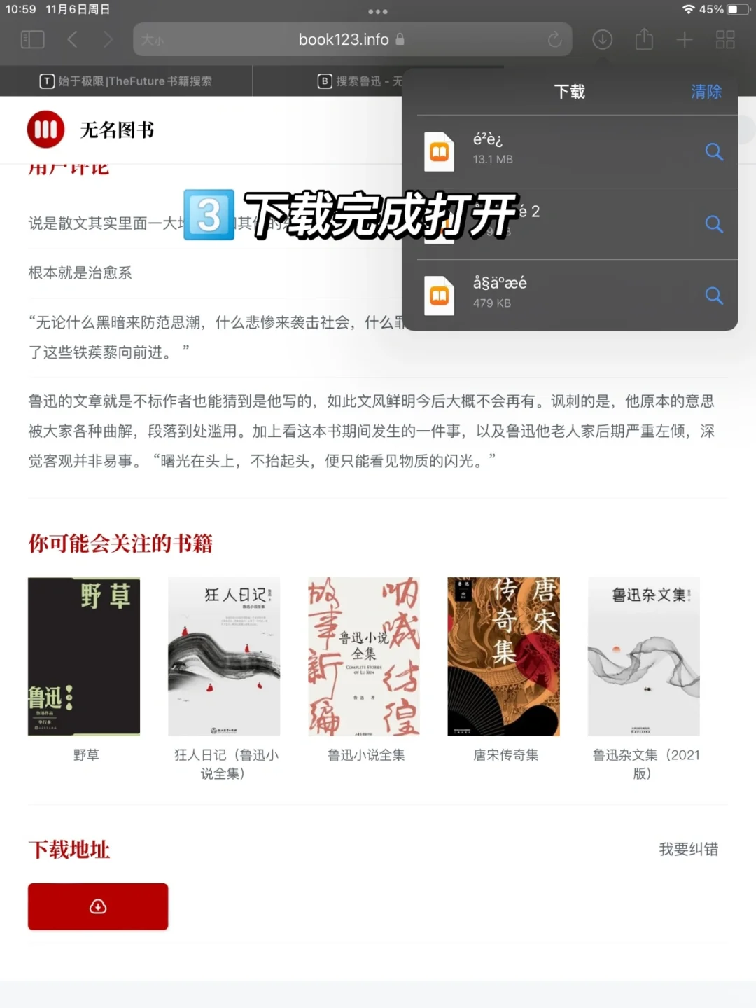 iPad获取电子书丨无名之书！！！