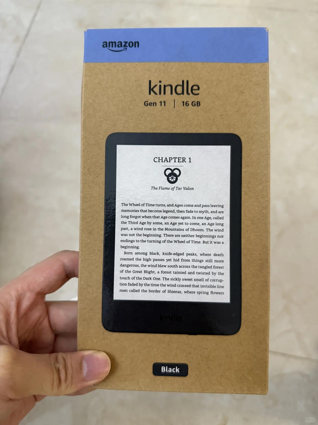 表演一个Kindle拆箱