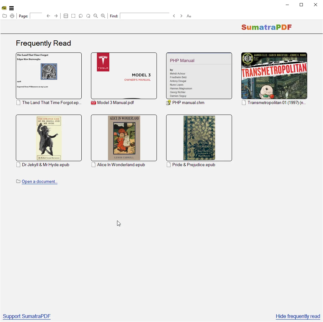 Sumatra PDF——轻量、实用的pdf阅读器