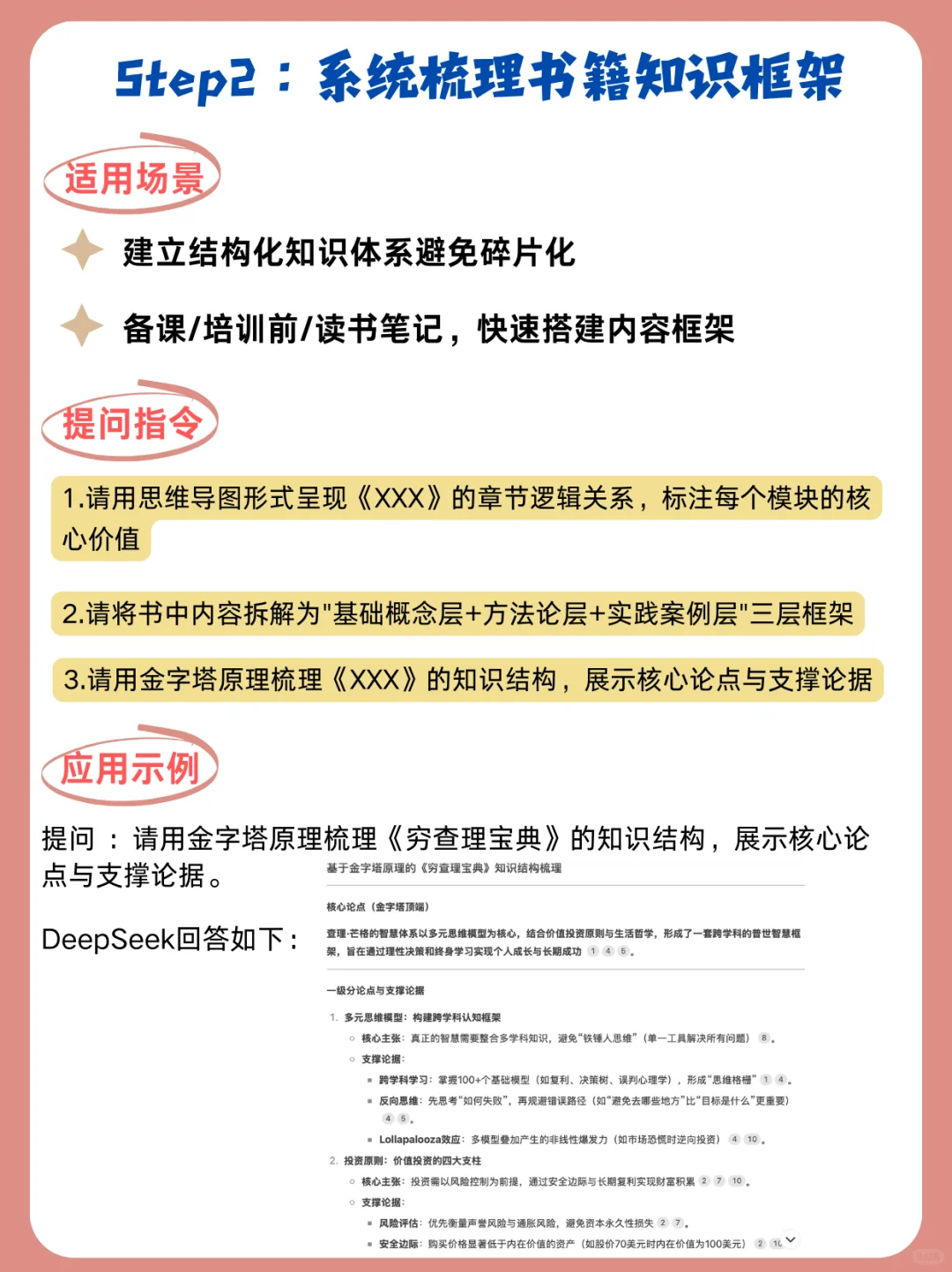 用Deepseek七步吃透一本书，10倍提效！