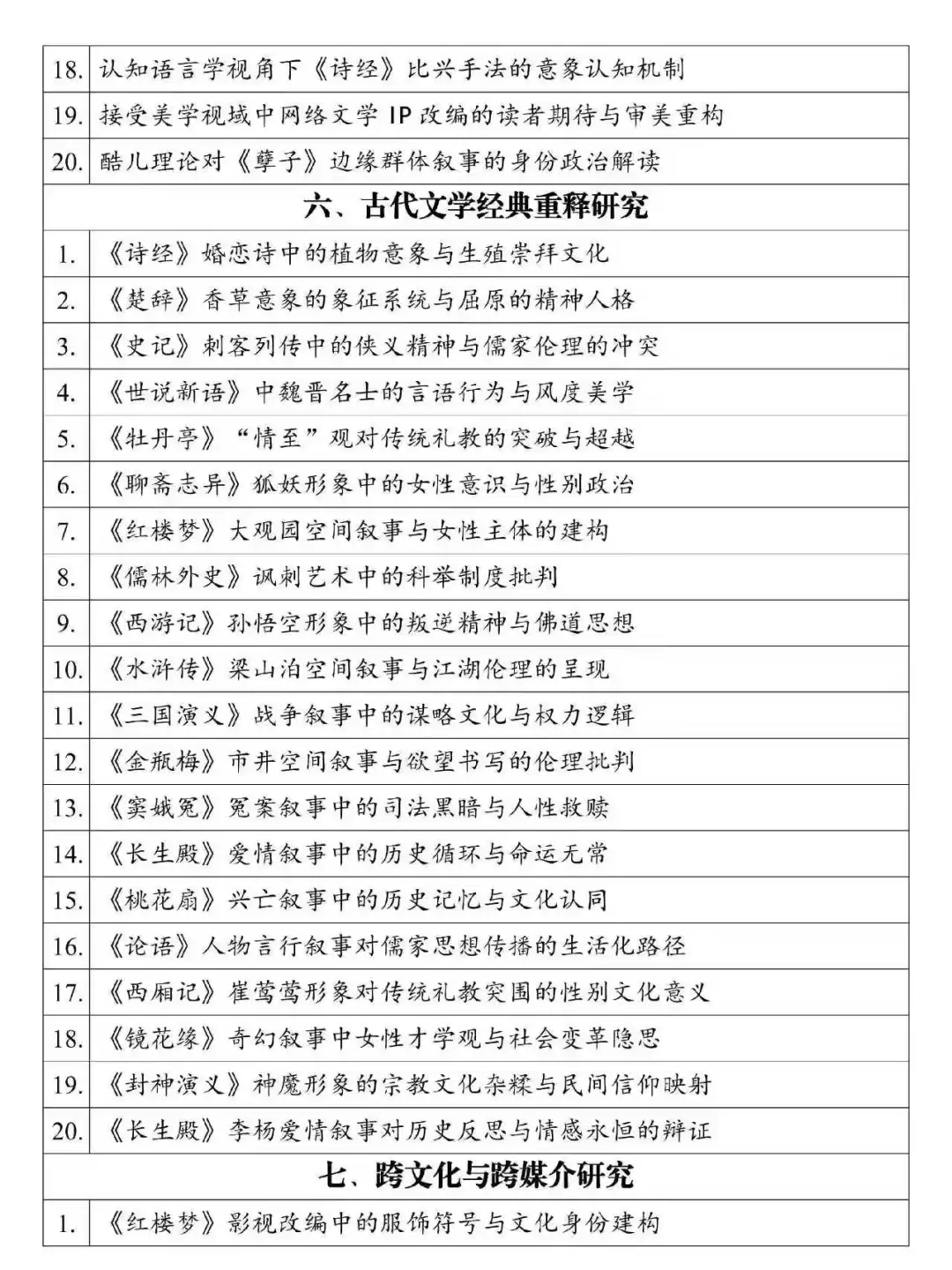 汉语言专业论文选题参考分享