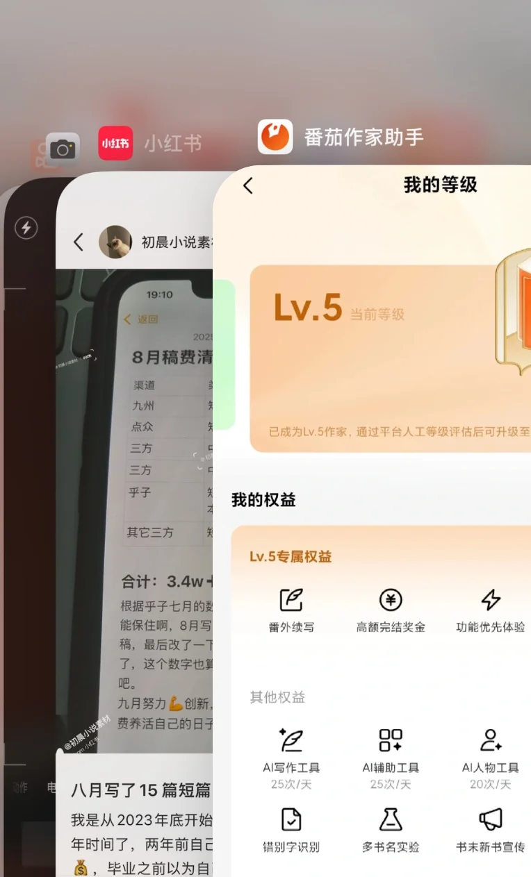 五个月实现番茄Lv5的🍅作者真的想说…