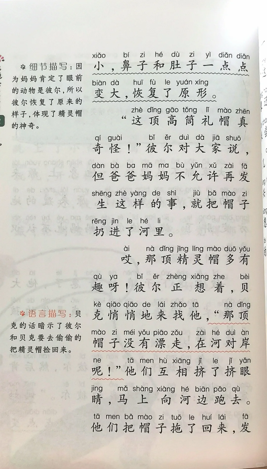 小学生阅读—一顶精灵帽