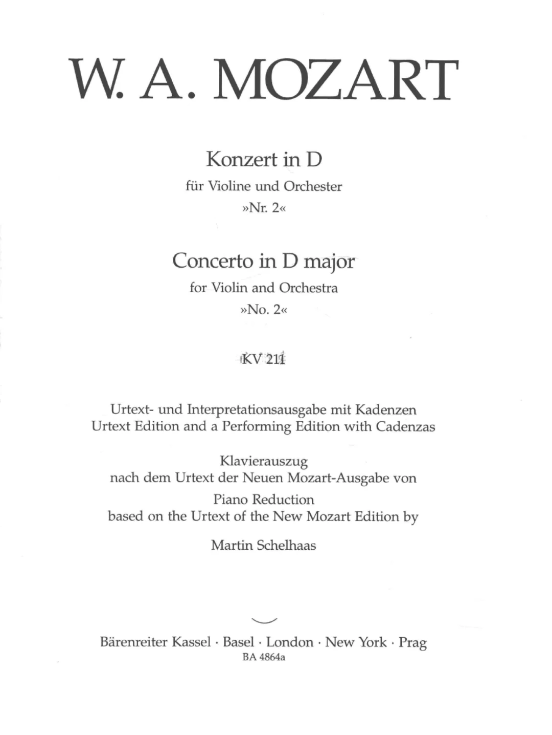 MOZART BÄRENREITE PDF电子书