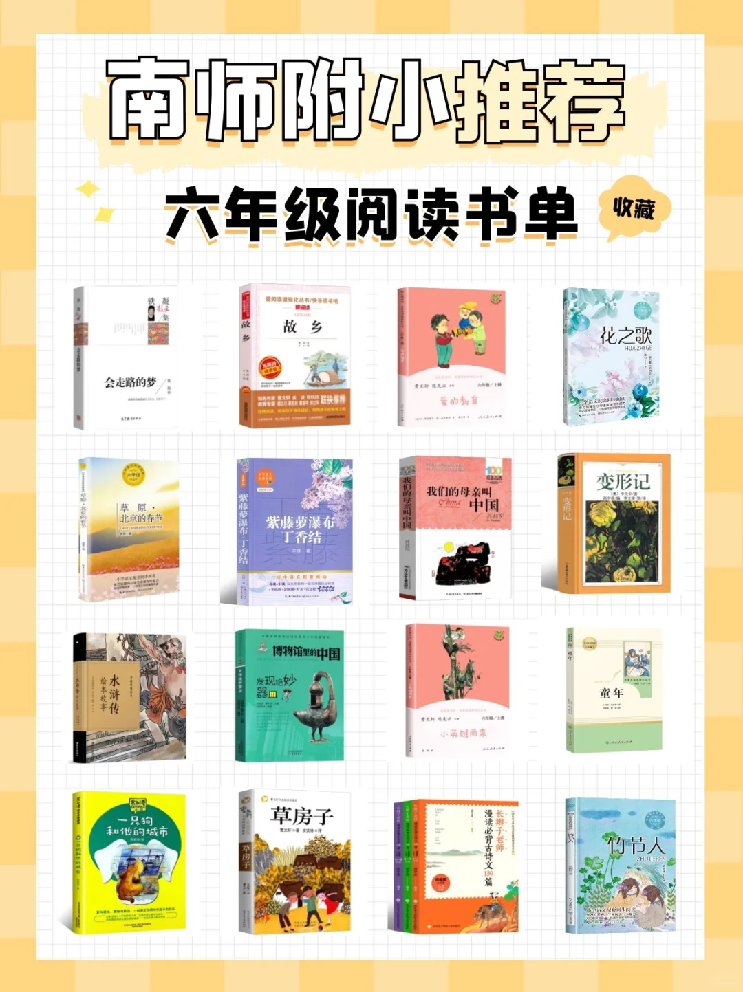 私藏！这才是六年级该看的课外阅读书🤩