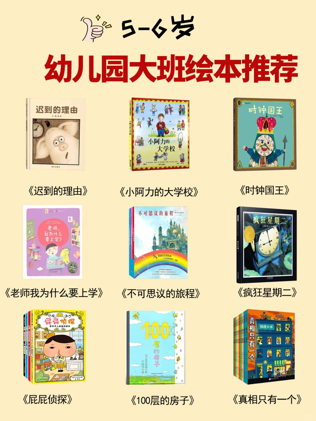 5岁+幼儿园大班绘本分享🎉附书单📚