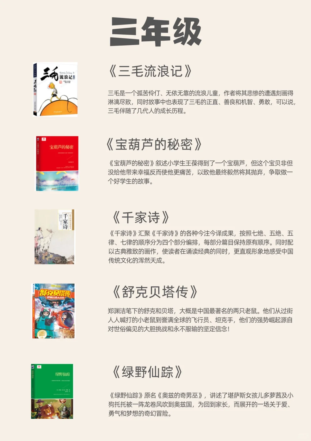 1-6年级课外书｜人民日报推荐✅